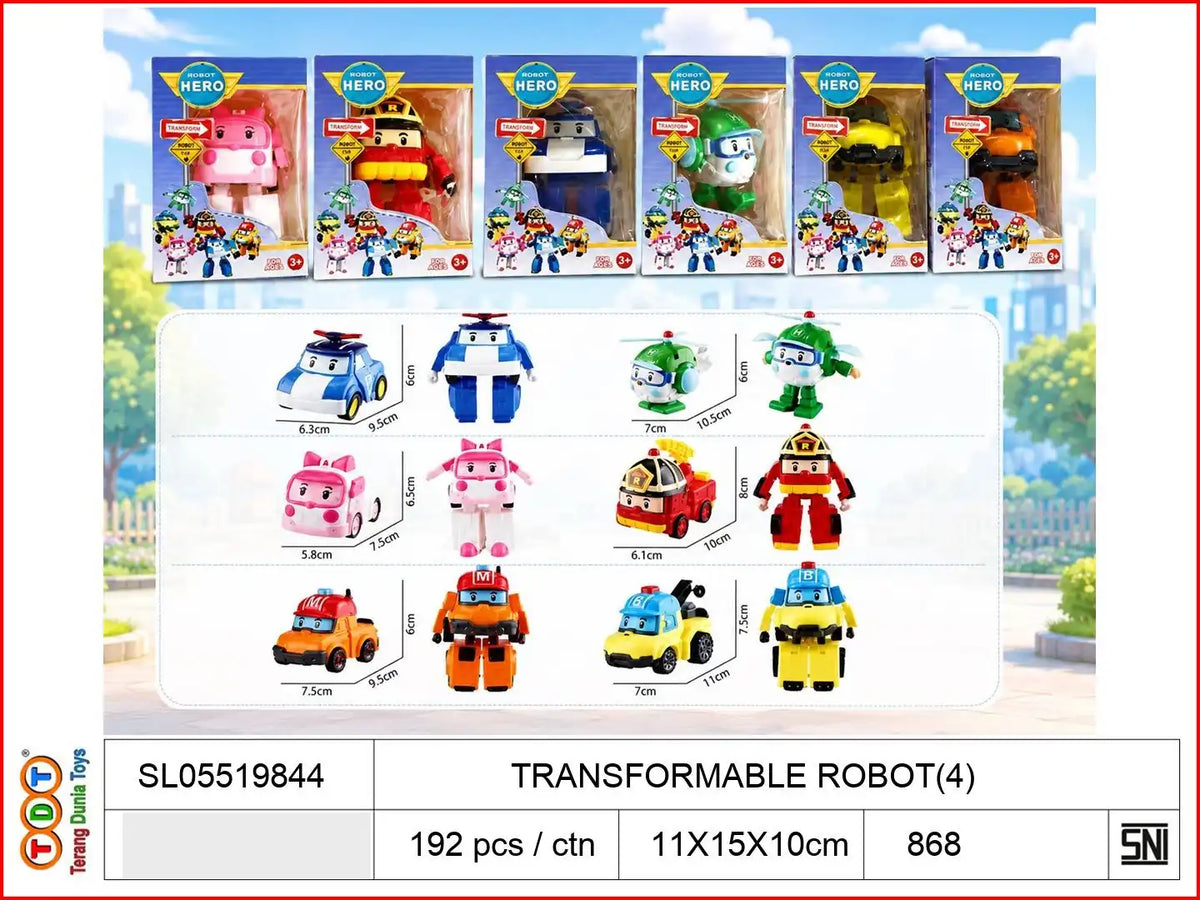 TRANSFORMABLE ROBOT(4)

TAGS : KENDARAAN MAINAN TRANSFORMER TRANSFORM MOBIL BERUBAH BENTUK ROBOT DEFORMATION ROBOTIK AUTOBOT OPTIMUS BUMBLEBEE TABRAK TOMBOL OTOMATIS