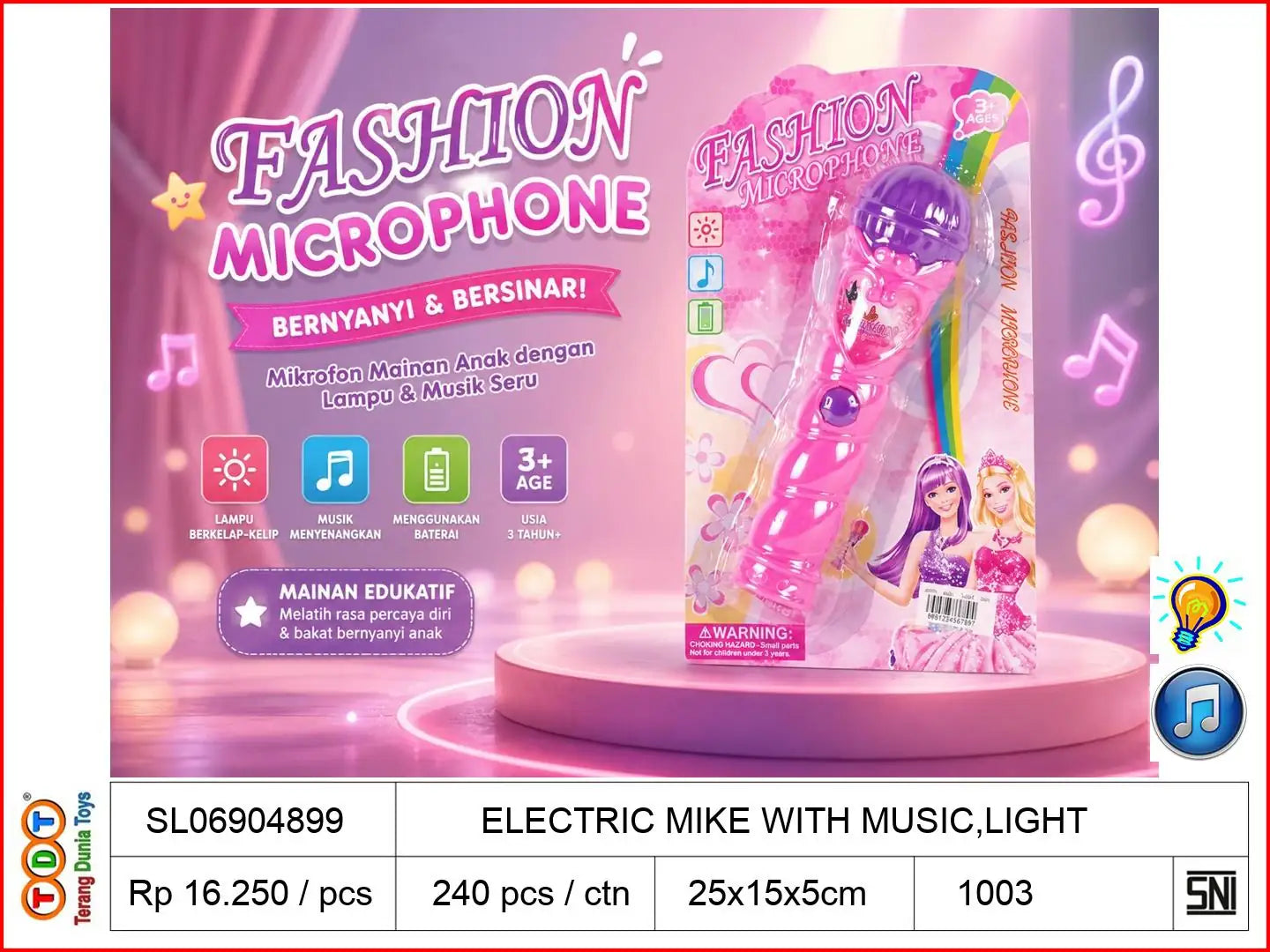 ELECTRIC MIKE WITH MUSIC,LIGHT