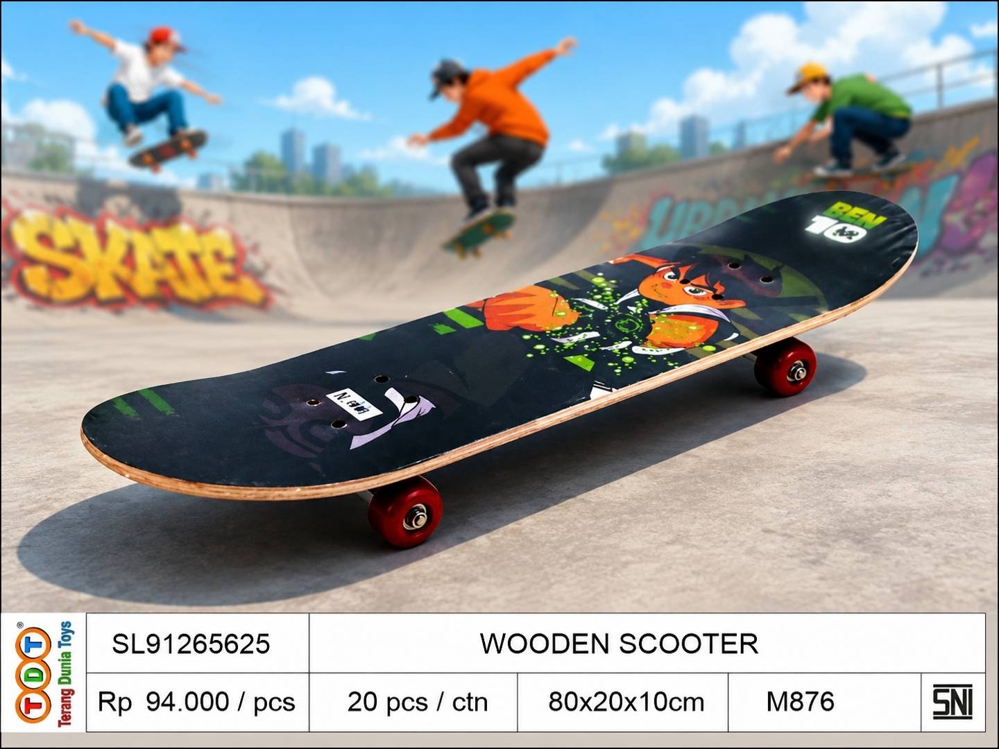 WOODEN SCOOTER