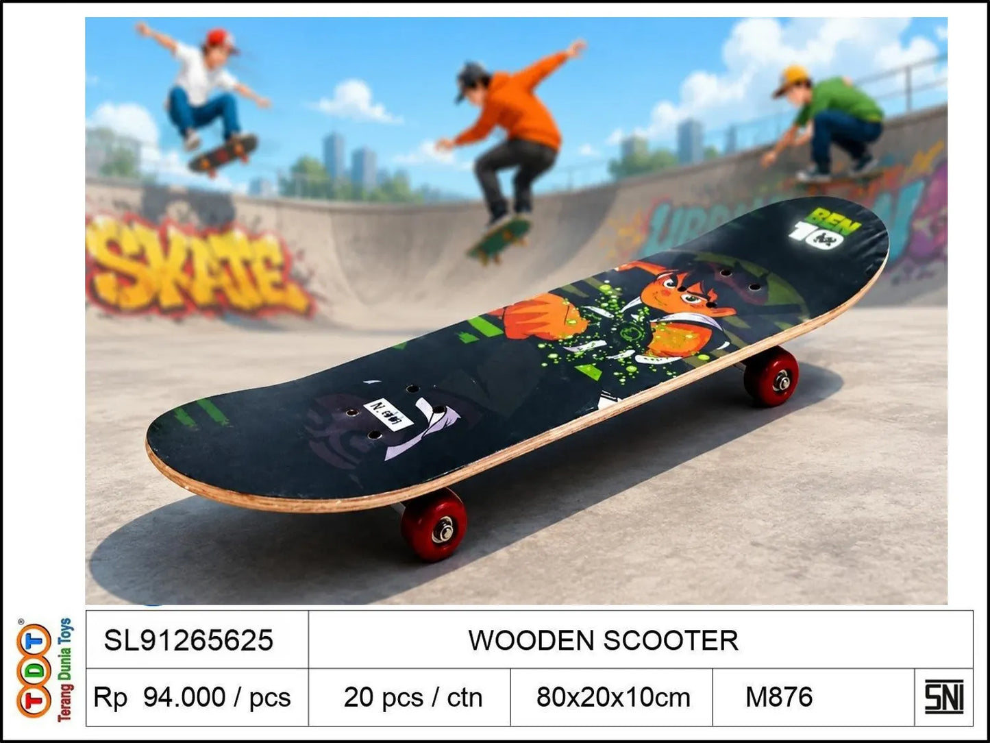 WOODEN SCOOTER