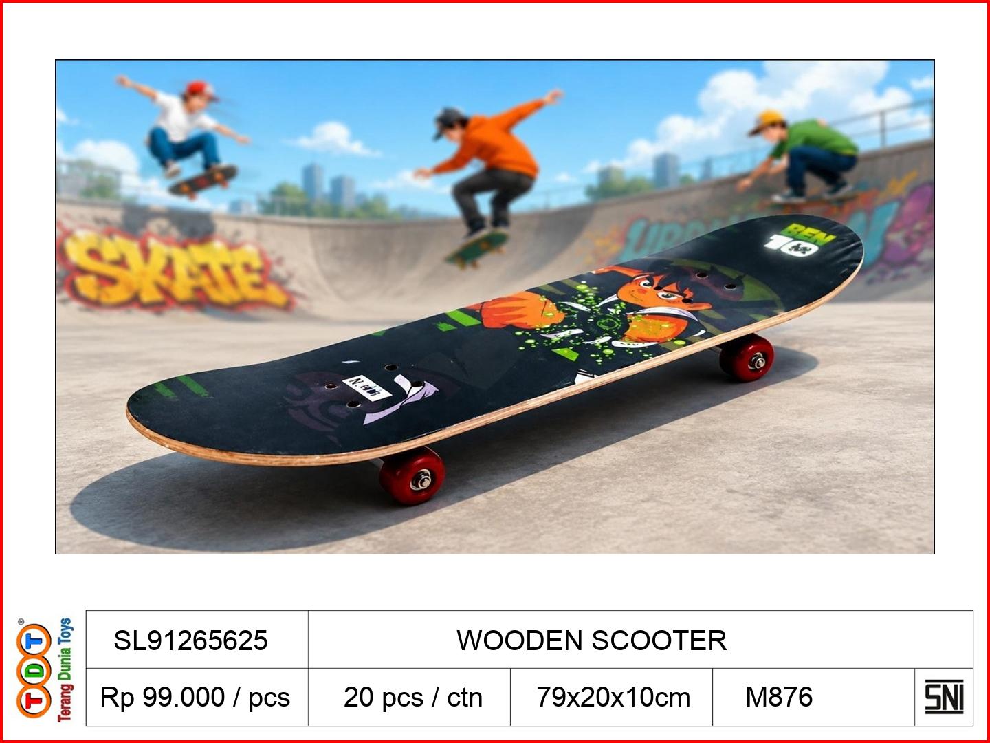 WOODEN SCOOTER