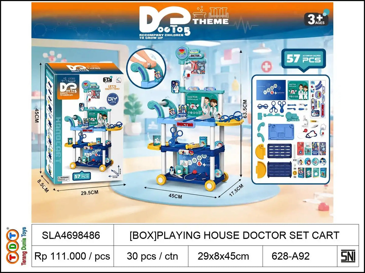 [BOX]PLAYING HOUSE DOCTOR SET CART
