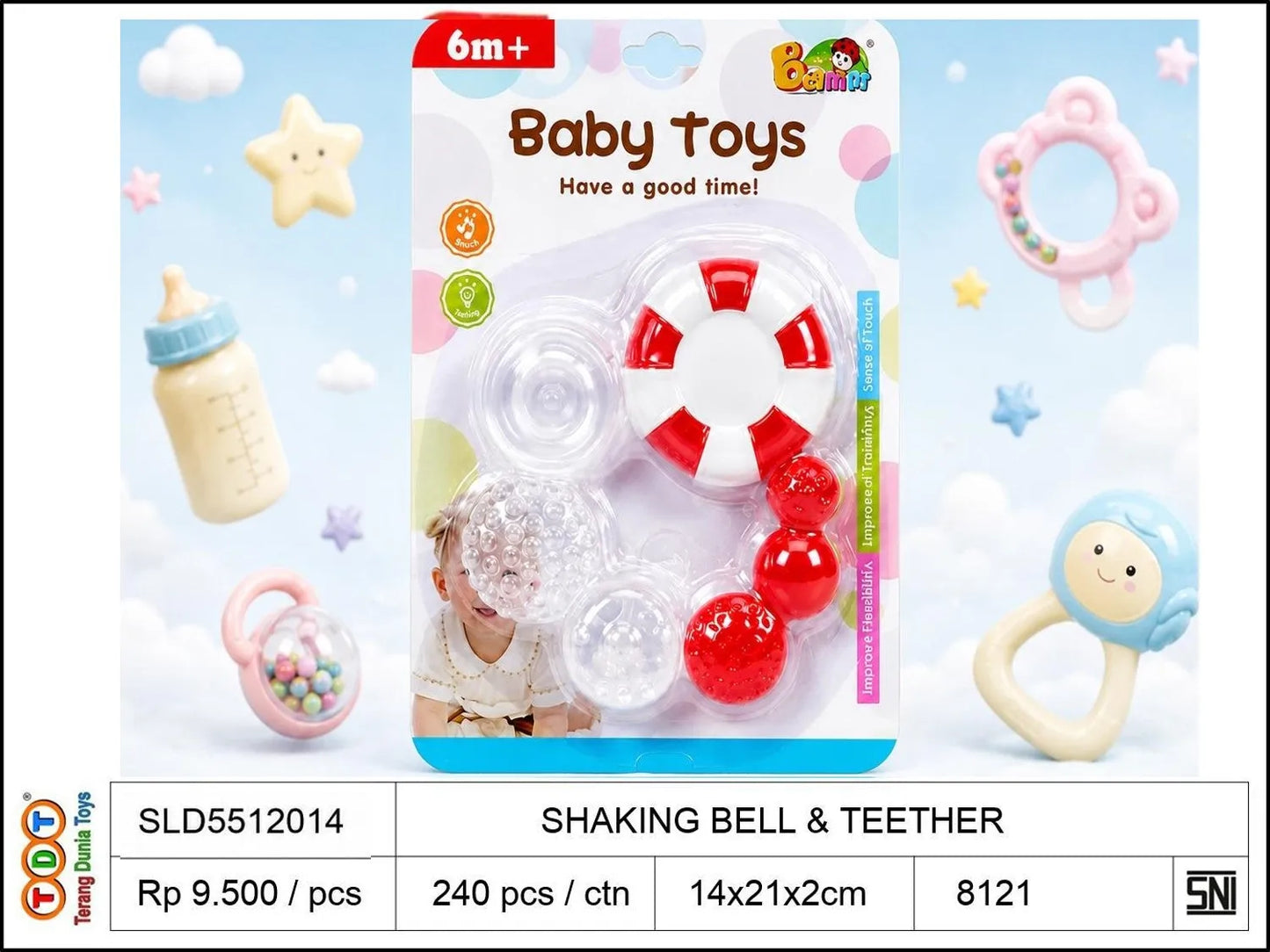 SHAKING BELL & TEETHER
