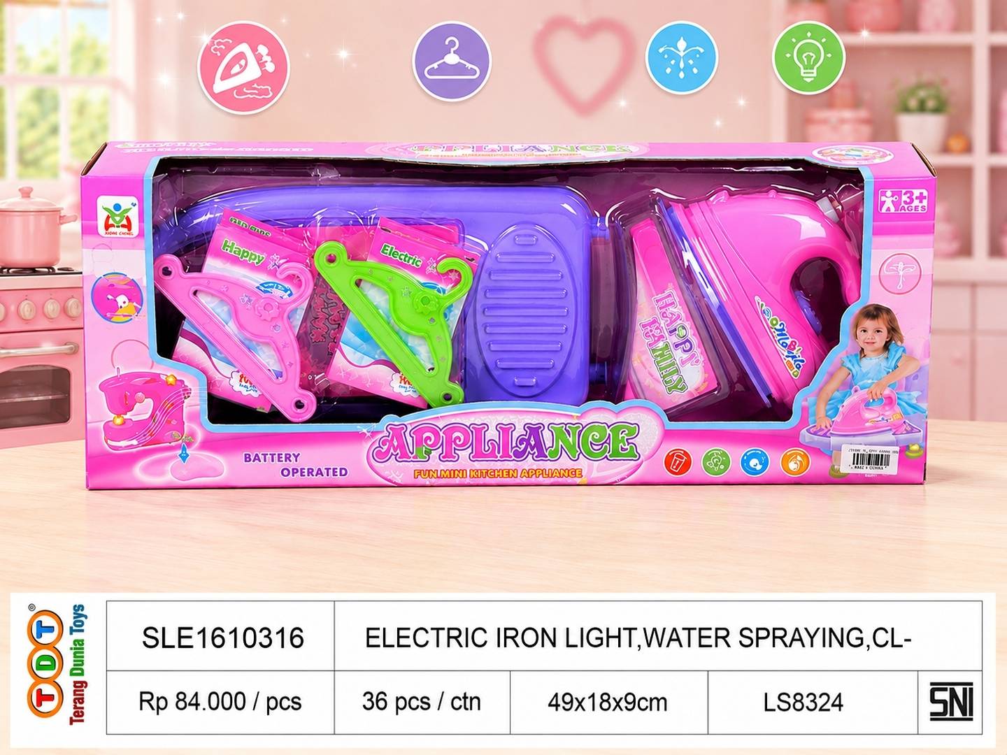 ELECTRIC IRON WITH L