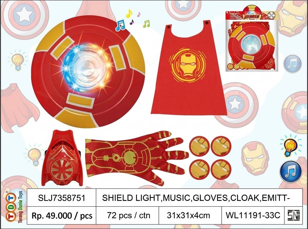 SHIELD WITH LIGHT,MU