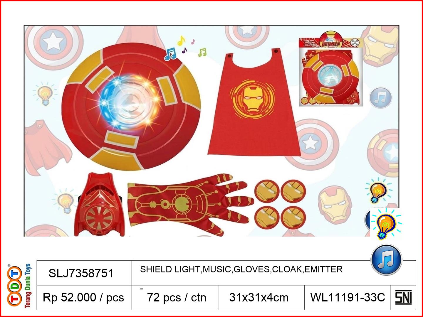 SHIELD WITH LIGHT,MU
