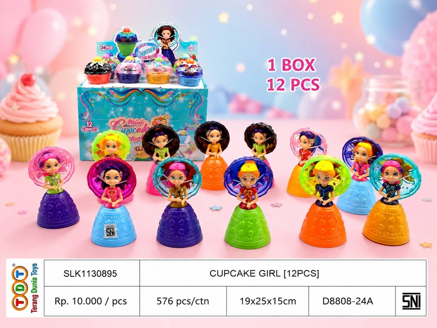 CUPCAKE GIRL[12PCS]