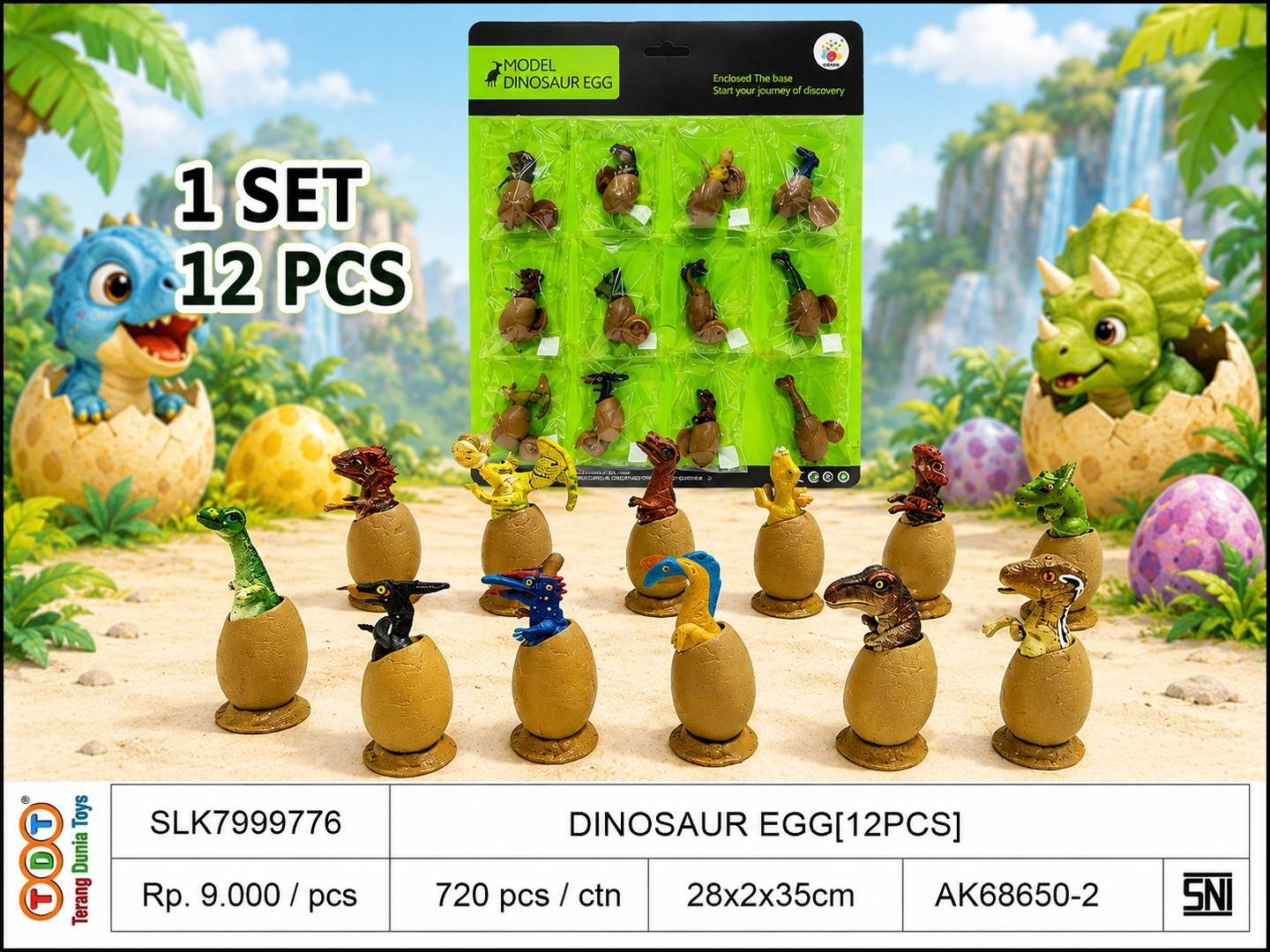 DINOSAUR EGG[12PCS]