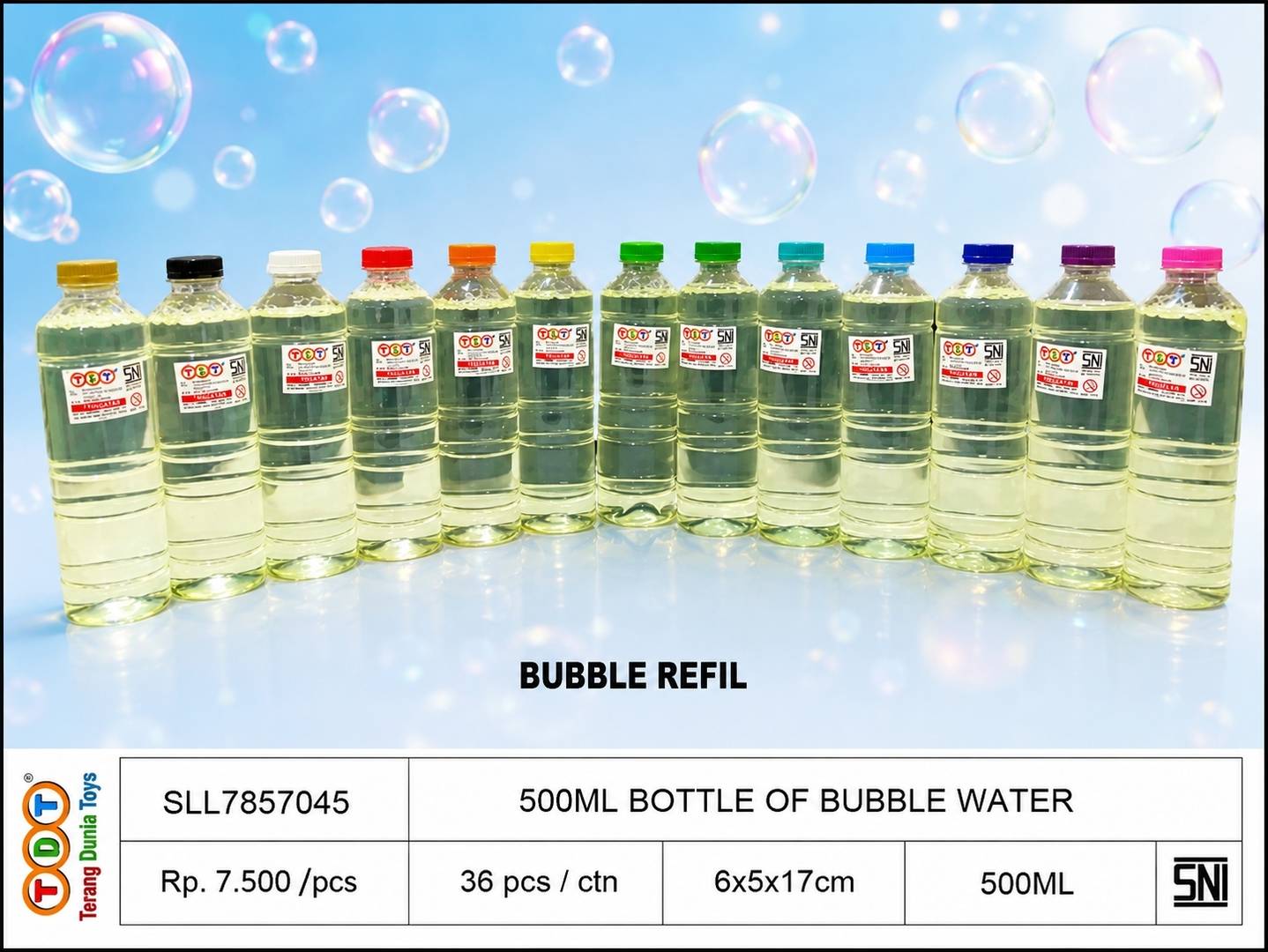 500ML BOTTLE OF BUBB