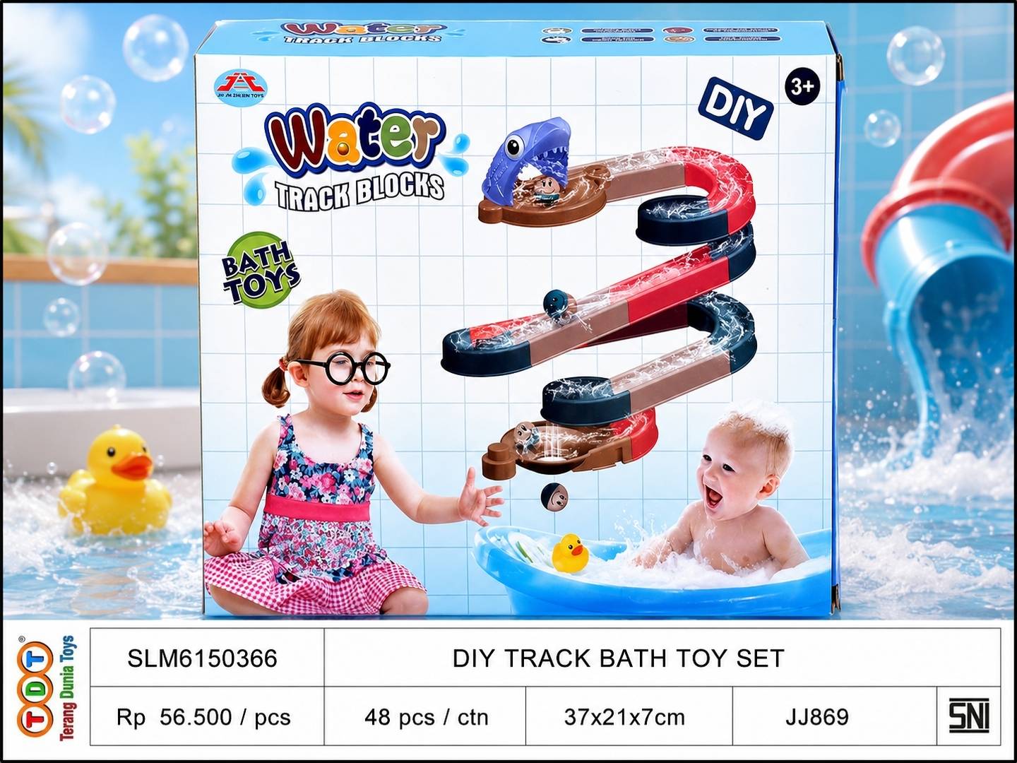 DIY TRACK BATH TOY S