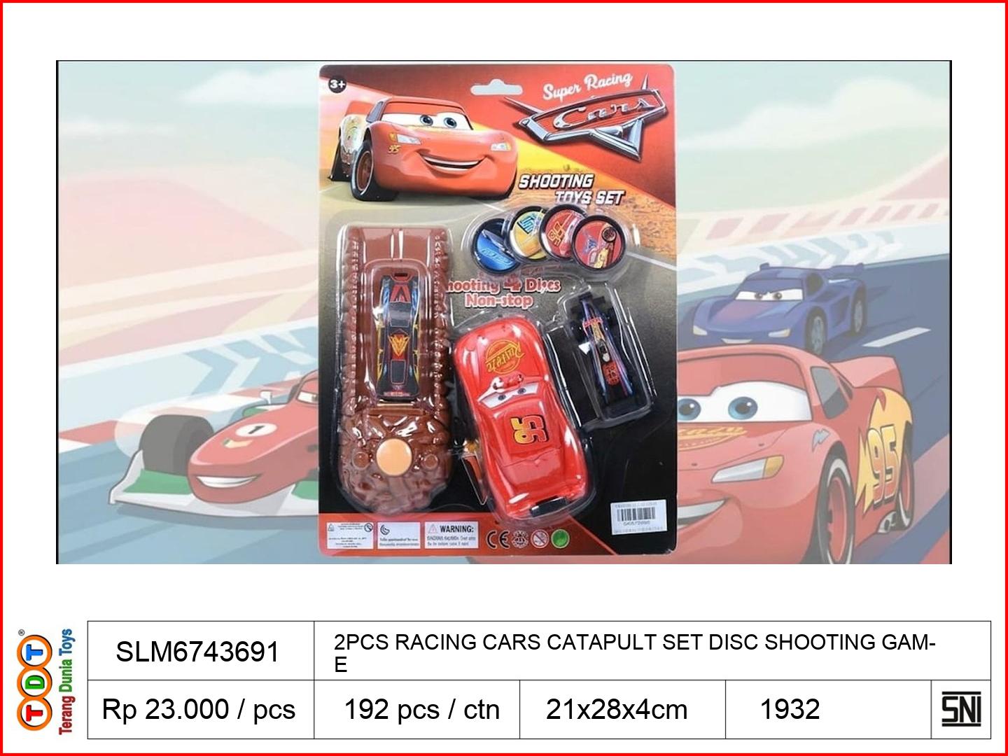 2PCS RACING CARS CAT