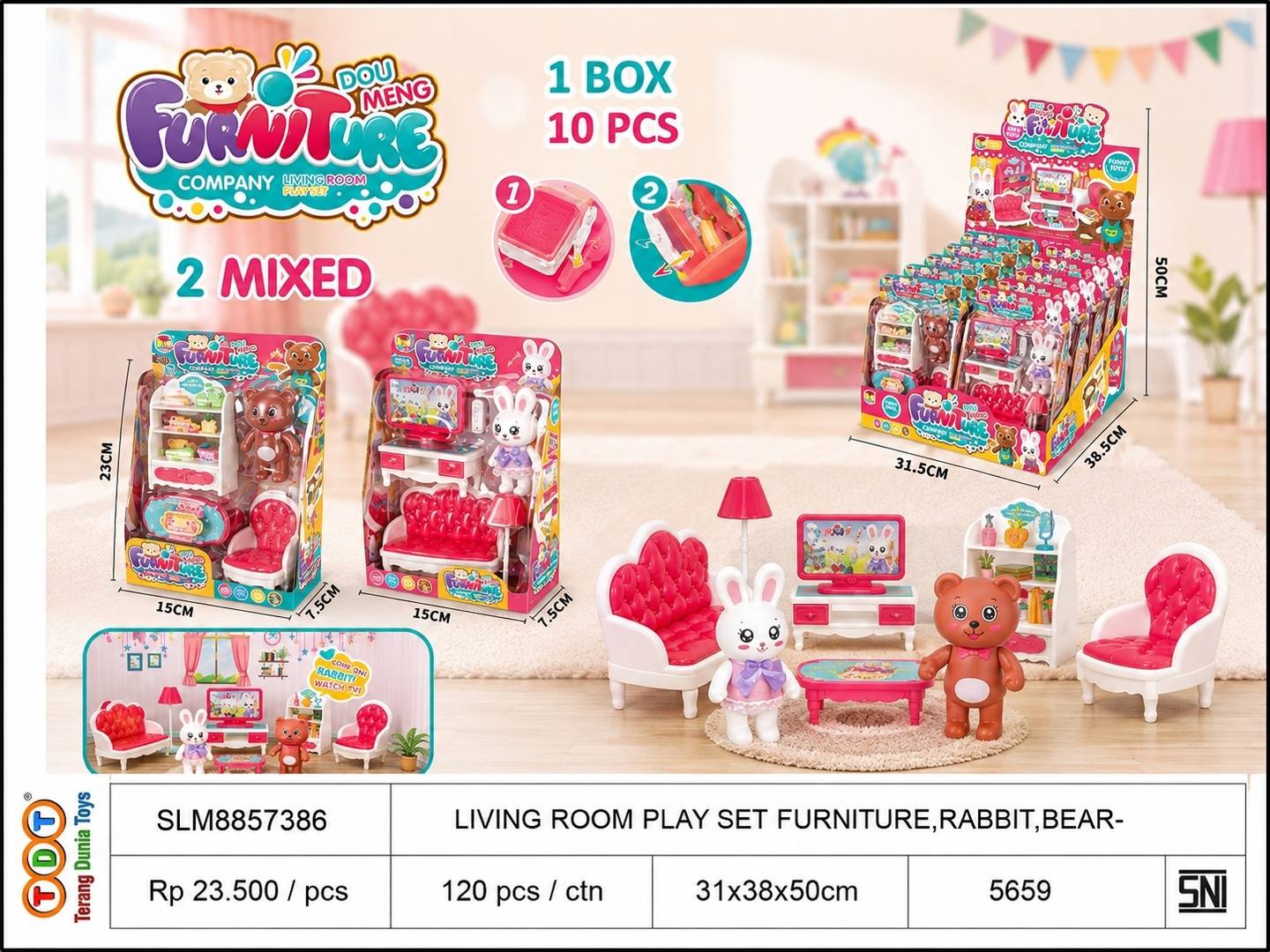 LIVING ROOM PLAY SET