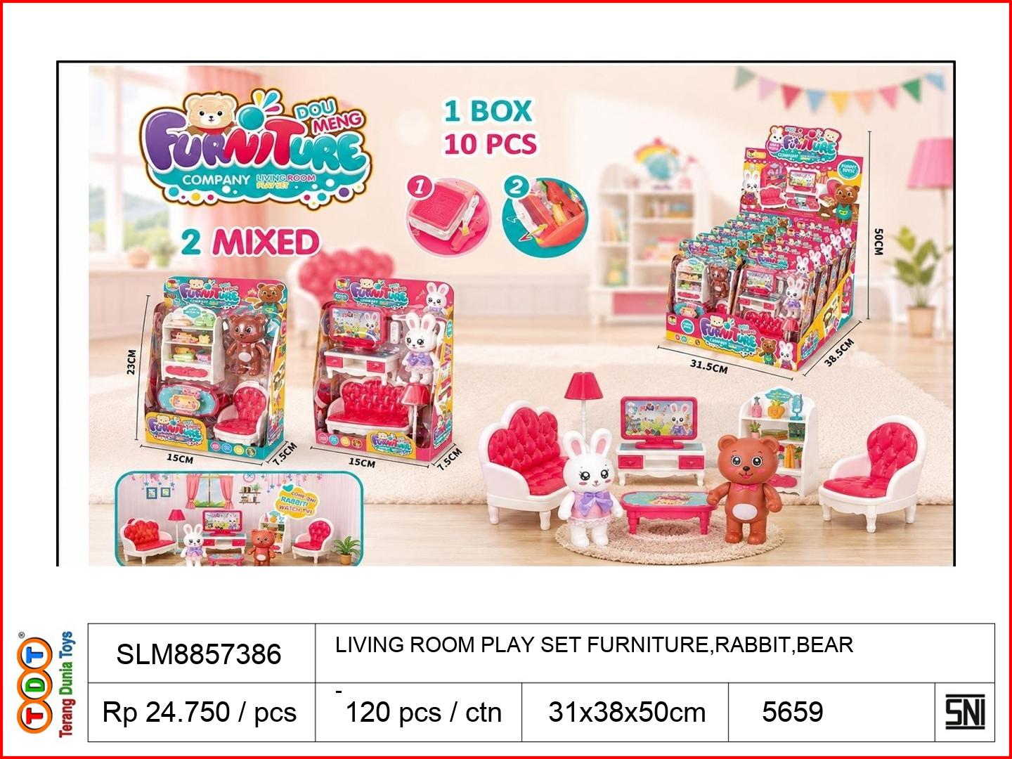 LIVING ROOM PLAY SET