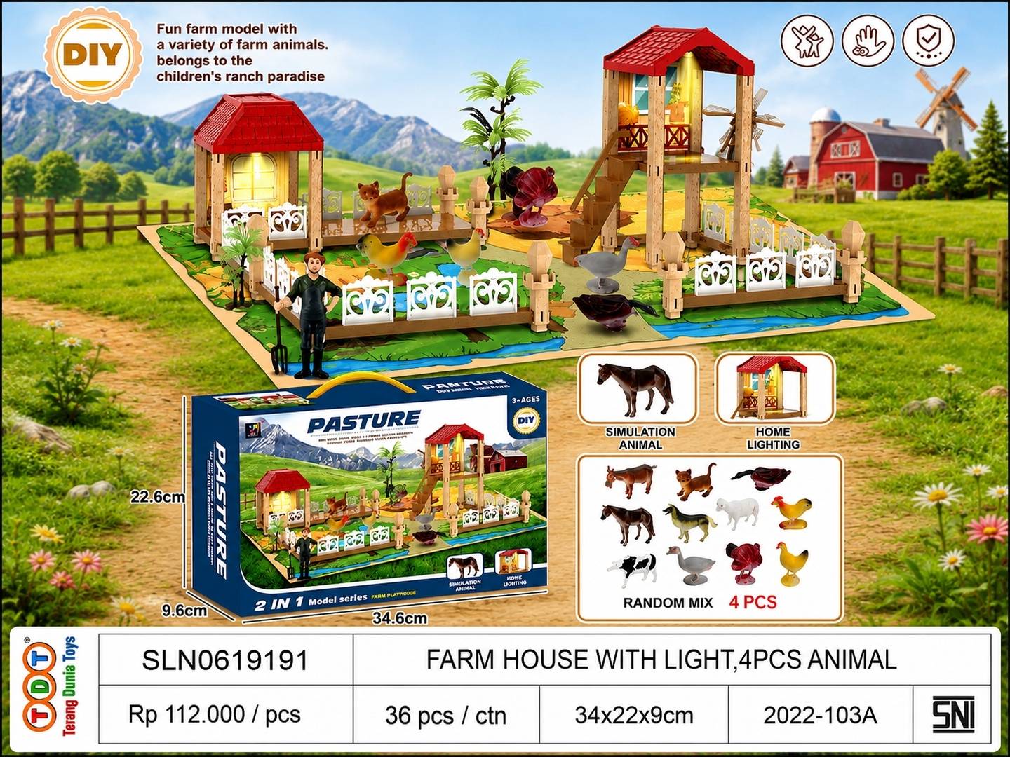 FARM HOUSE WITH LIGH