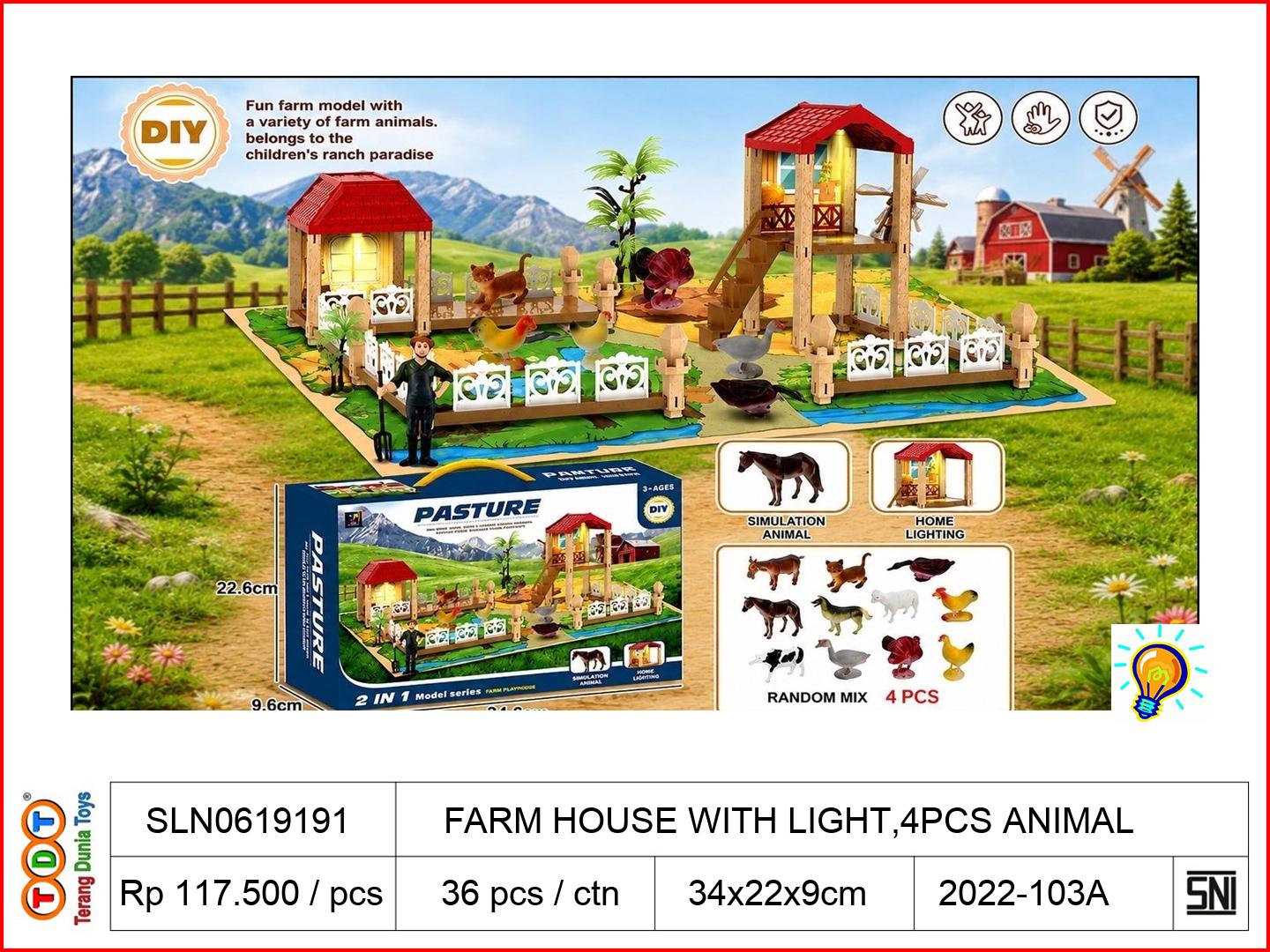 FARM HOUSE WITH LIGH