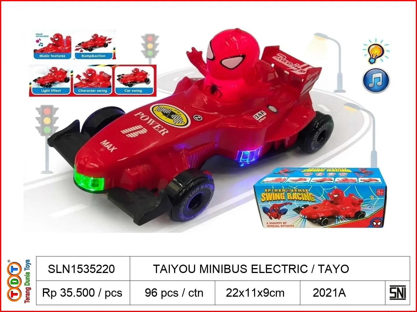 ELECTRIC CAR WITH LIGHT,MUSIC,HERO