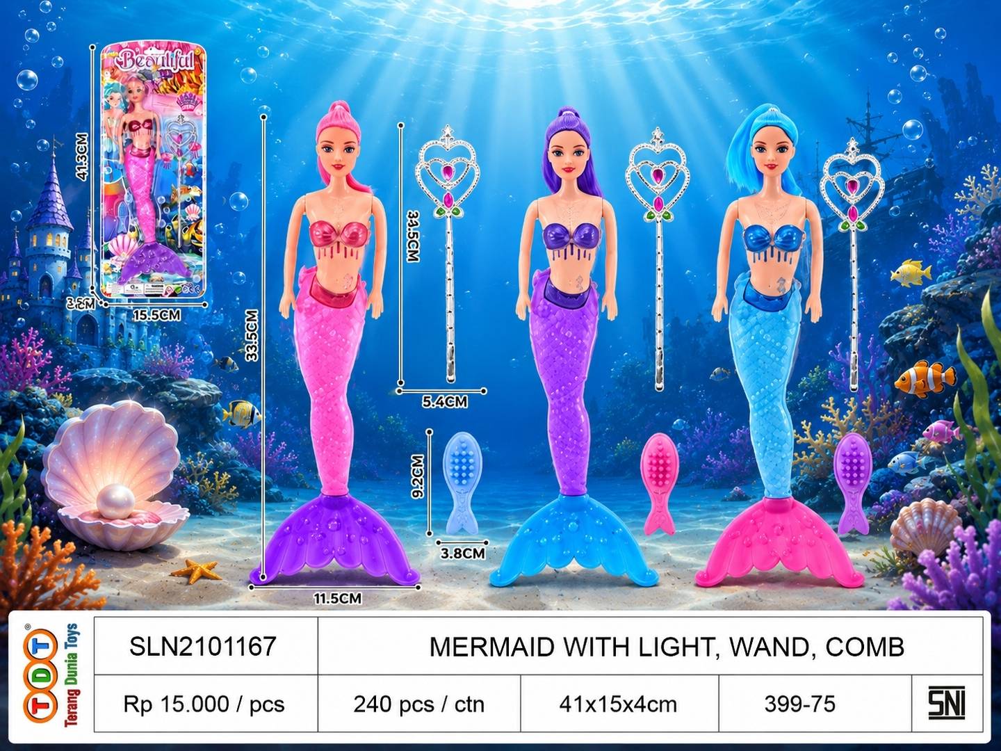 MERMAID WITH LIGHT,