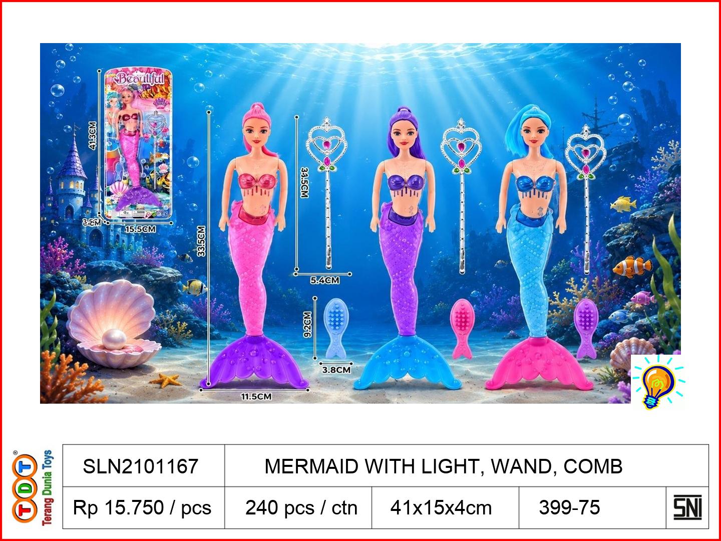 MERMAID WITH LIGHT,