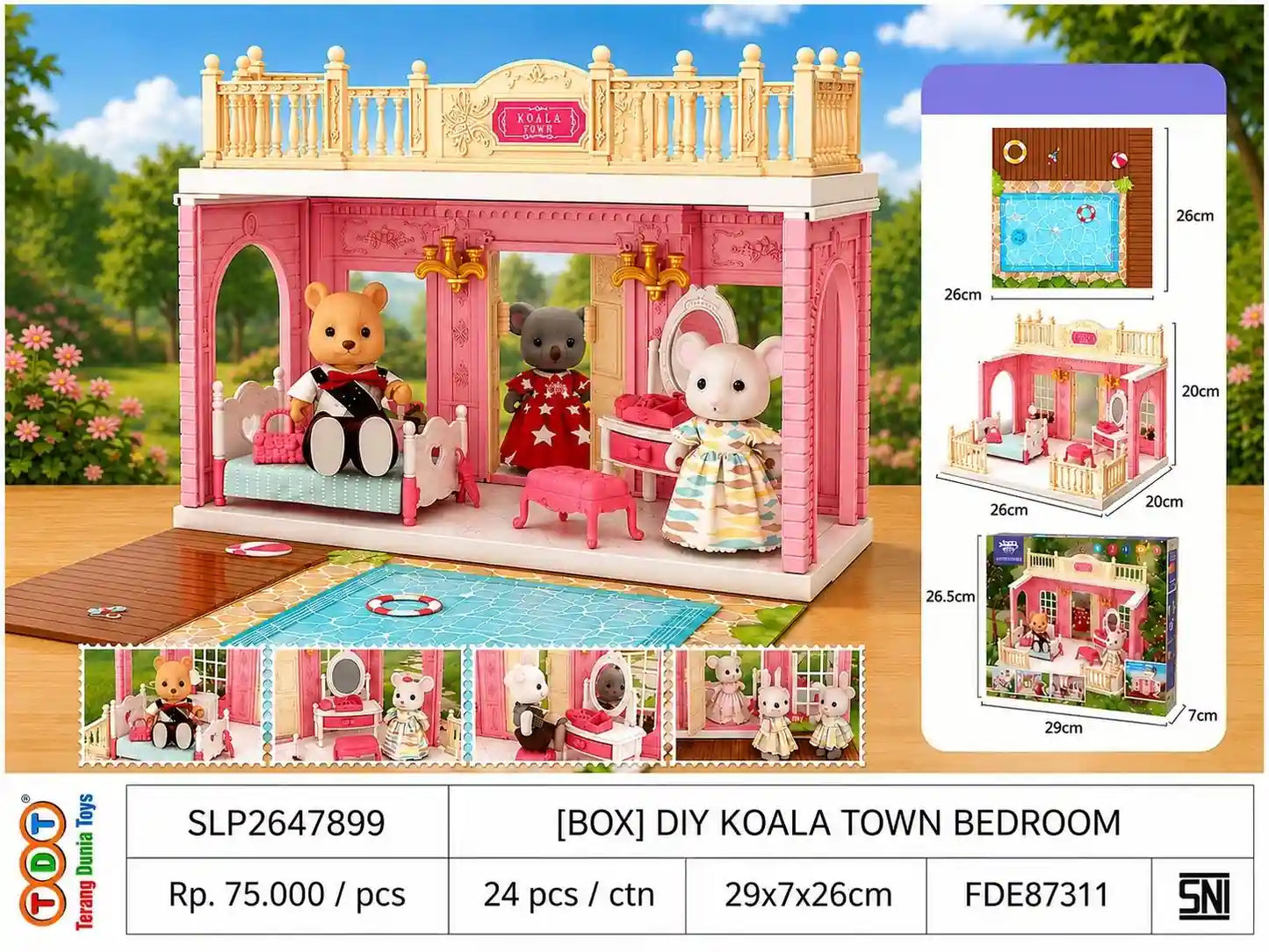 [BOX]DIY KOALA/RABBIT TOWN BEDROOM