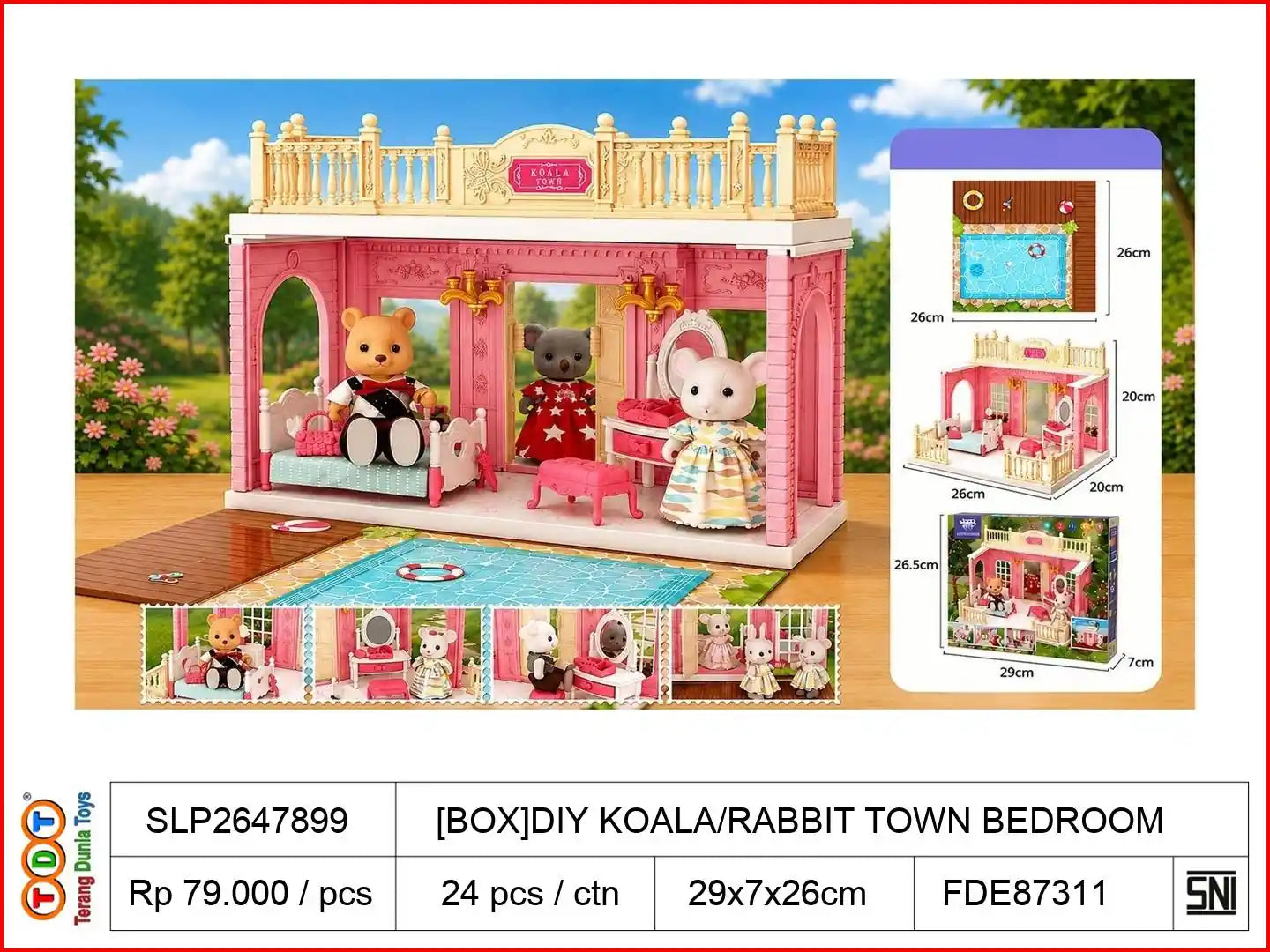 [BOX]DIY KOALA/RABBIT TOWN BEDROOM