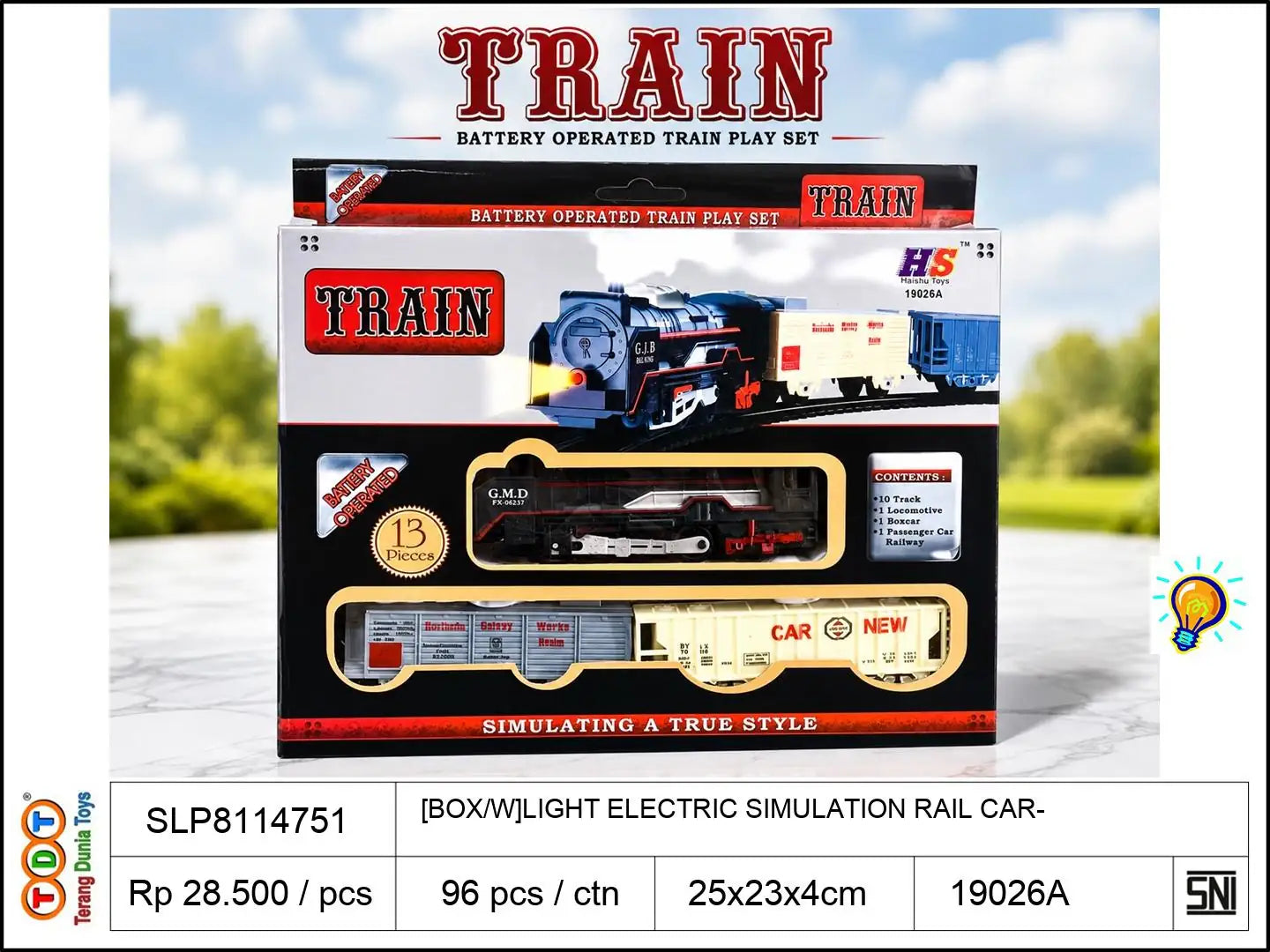 [BOX/W]LIGHT ELECTRIC SIMULATION RAIL CAR