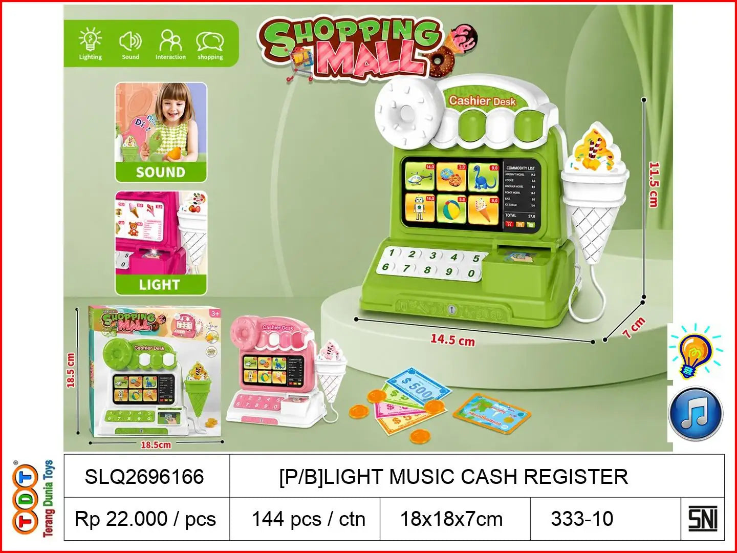 [P/B]LIGHT MUSIC CASH REGISTER