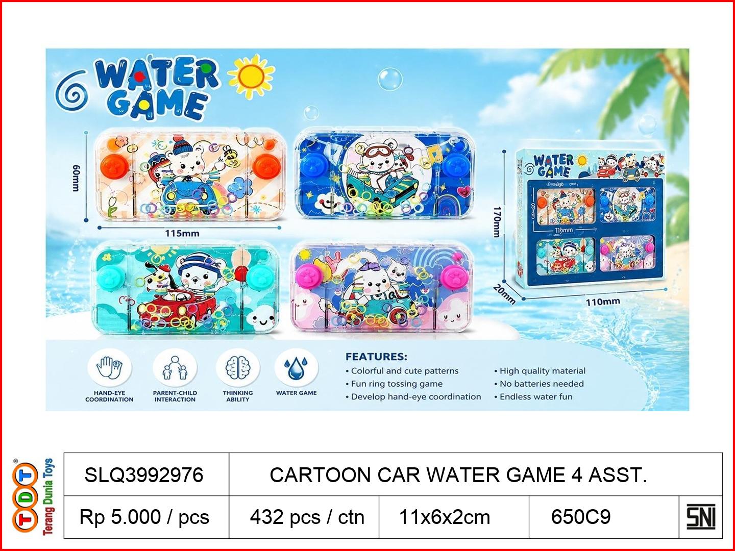 CARTOON CAR WATER GA