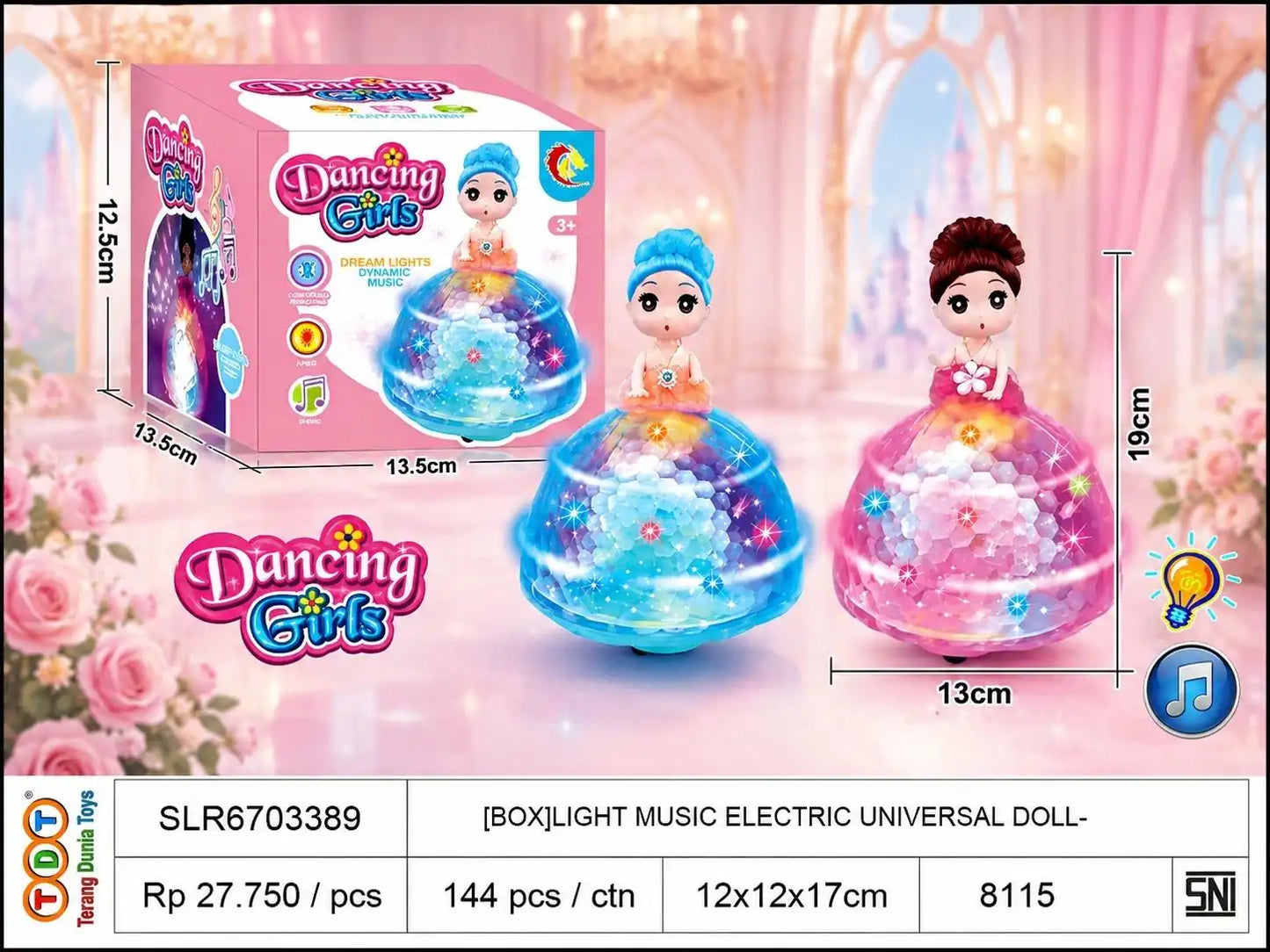 [BOX]LIGHT MUSIC ELECTRIC UNIVERSAL DOLL