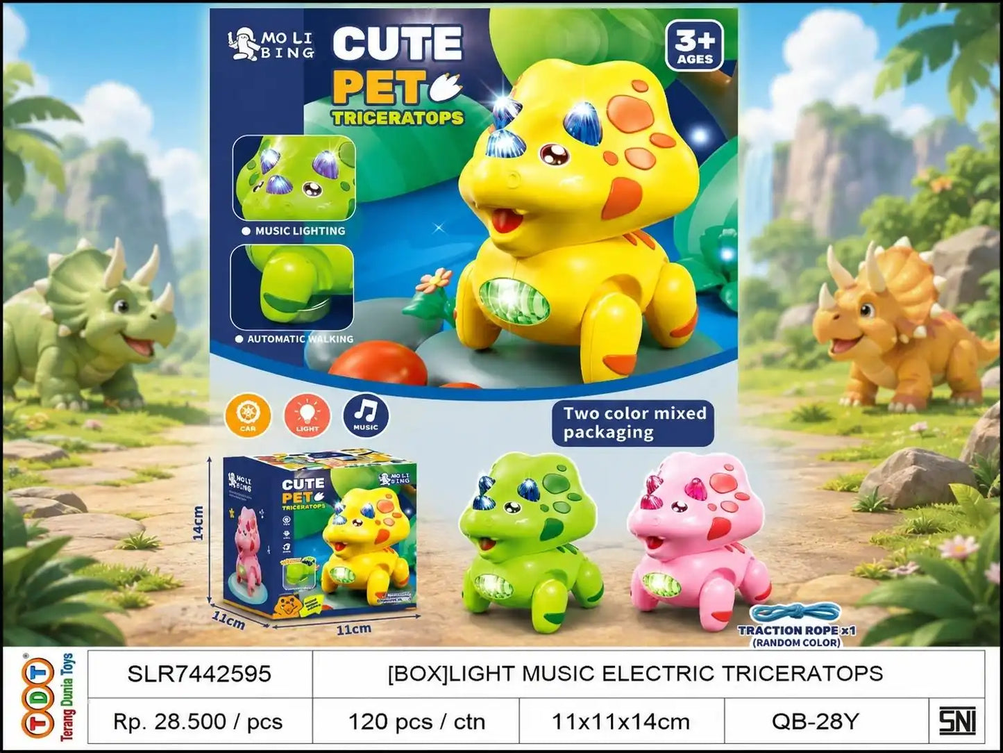 [BOX]LIGHT MUSIC ELECTRIC TRICERATOPS