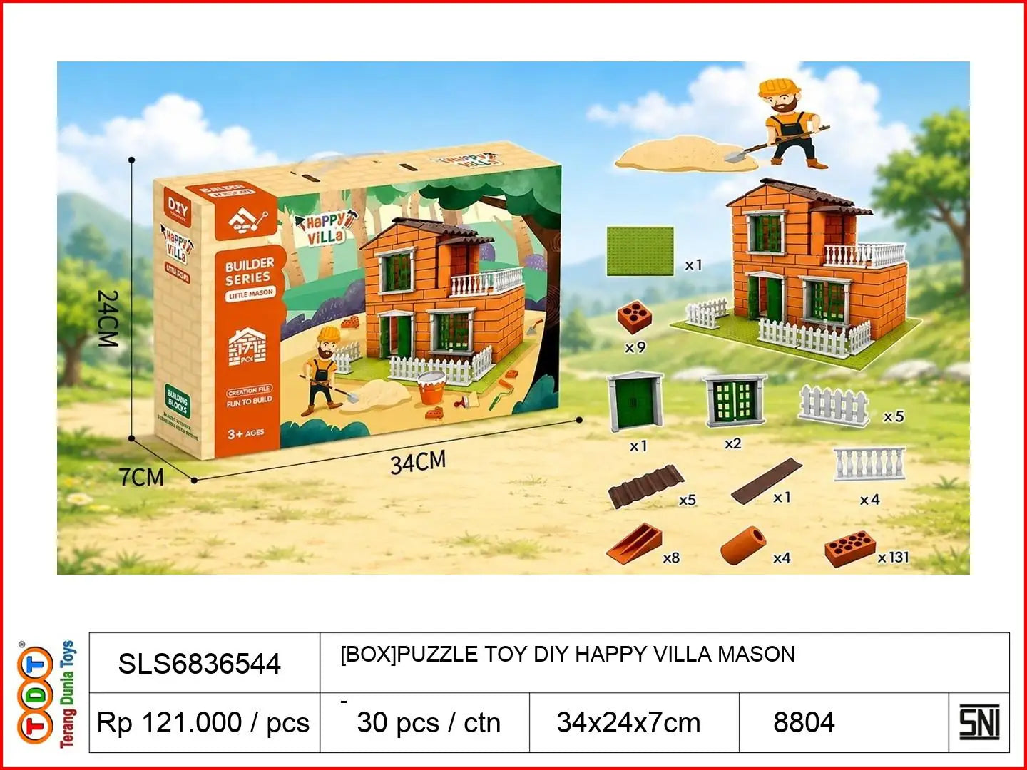 [BOX]PUZZLE TOY DIY HAPPY VILLA MASON