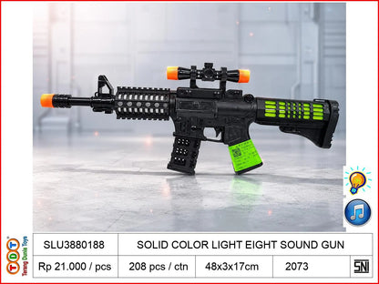 SOLID COLOR LIGHT EIGHT SOUND GUN