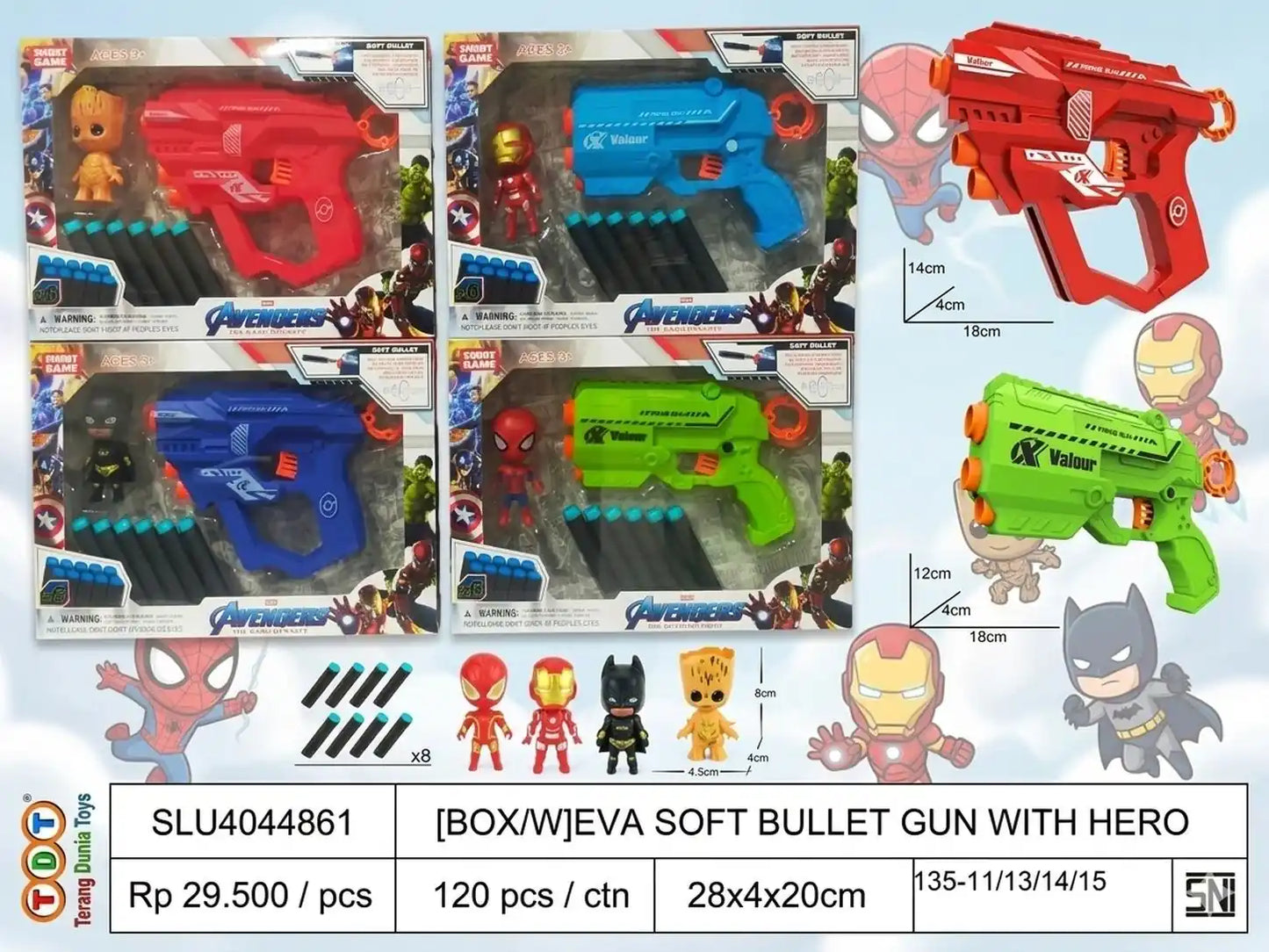 [BOX/W]EVA SOFT BULLET GUN WITH HERO