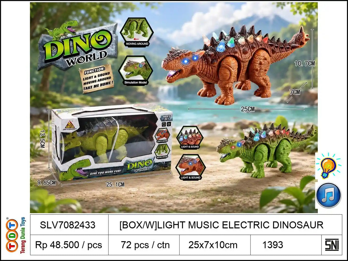 [BOX-W]LIGHT MUSIC ELECTRIC DINOSAUR