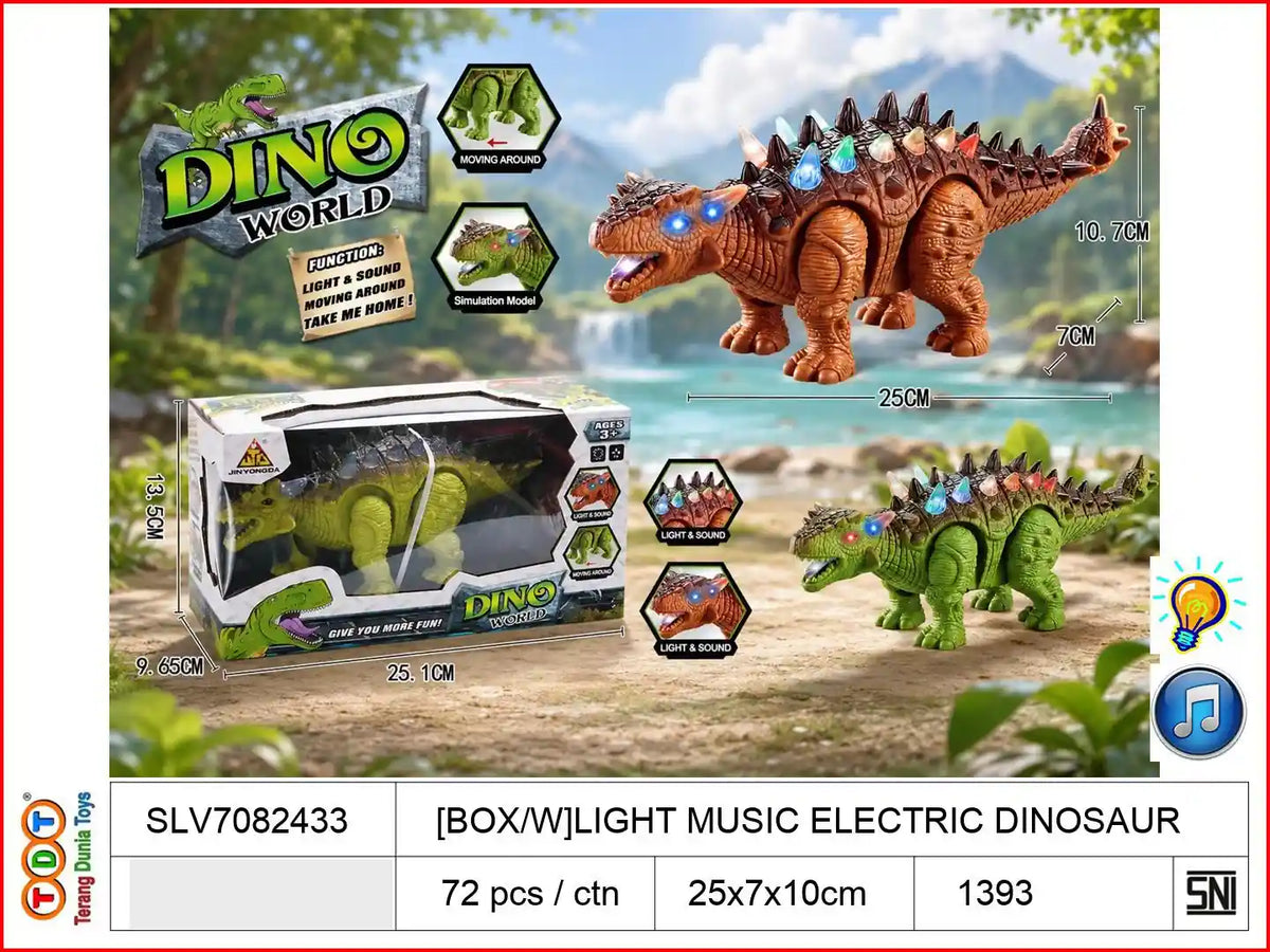 [BOX-W]LIGHT MUSIC ELECTRIC DINOSAUR

TAGS : DANCING TOY DANCE DINO DINOSAURUS T-REX BERJALAN JALAN BERGERAK MENARI JOGET LAMPU LED MUSIK SUARA BUNYI BATERAI BATRE OTOMATIS BO EDUKASI LUCU