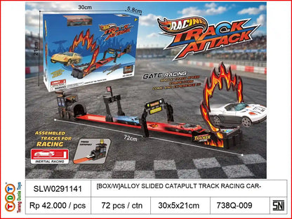 [BOX/W]ALLOY SLIDED CATAPULT TRACK RACING CAR