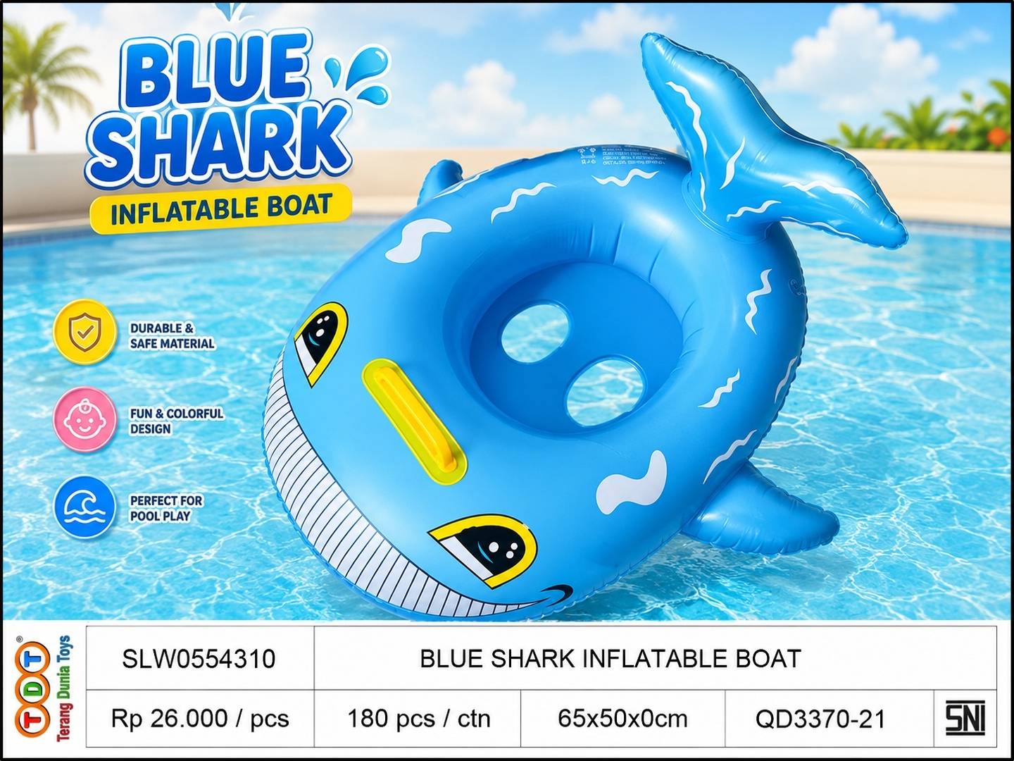 BLUE SHARK INFLATABL