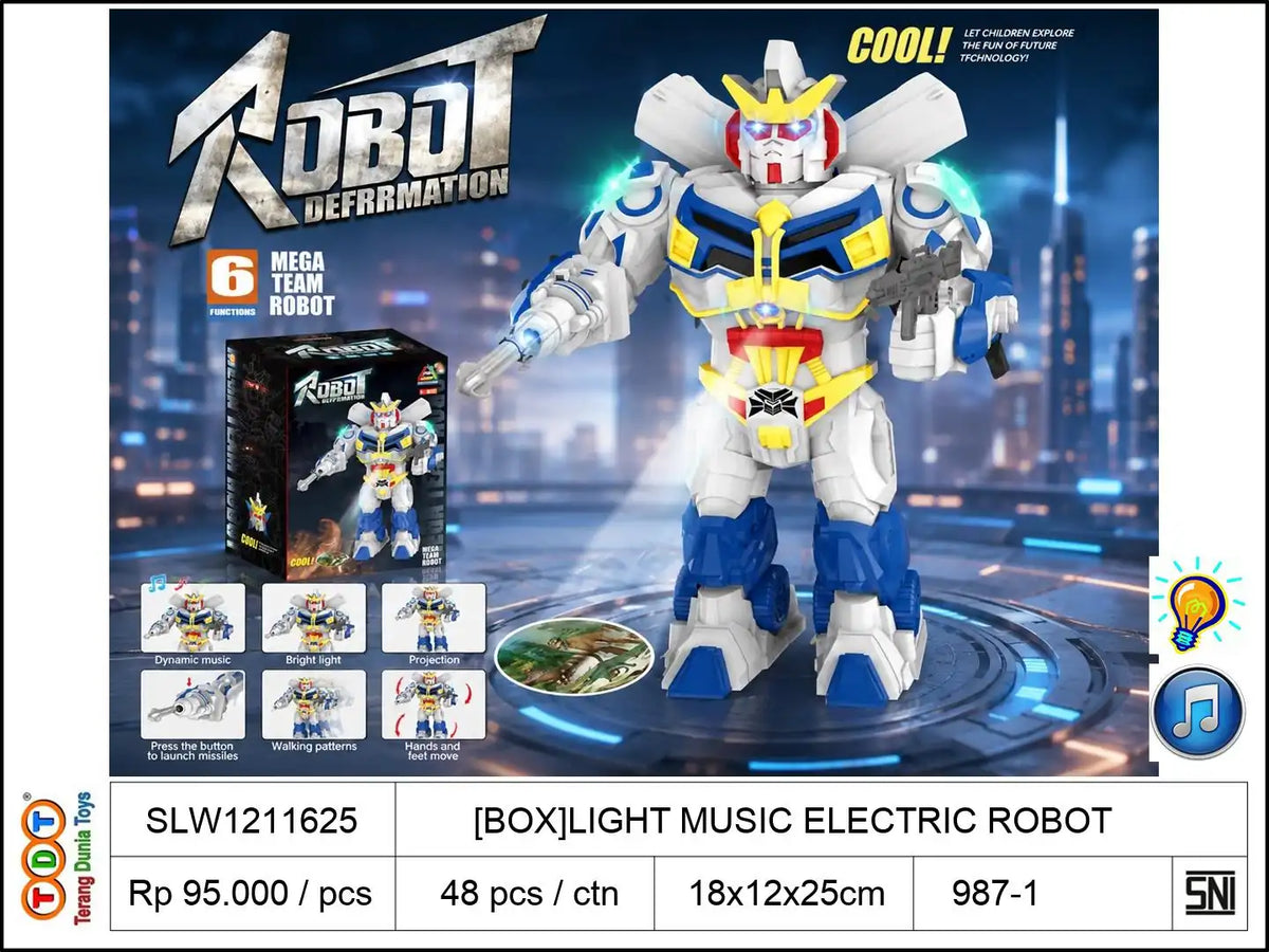 [BOX]LIGHT MUSIC ELECTRIC ROBOT