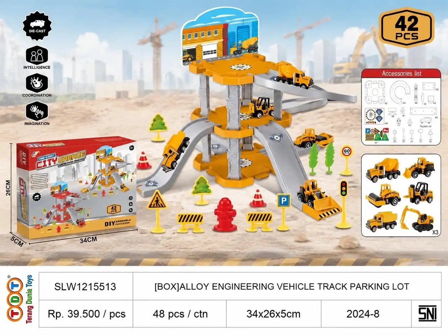 [BOX]ALLOY ENGINEERING VEHICLE TRACK PARKING LOT