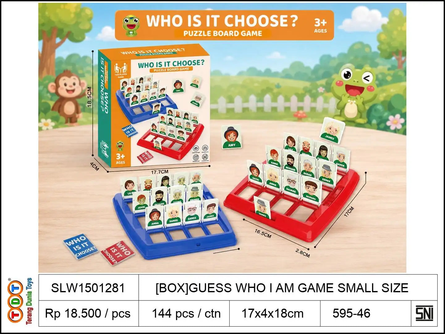 [BOX]GUESS WHO I AM GAME SMALL SIZE