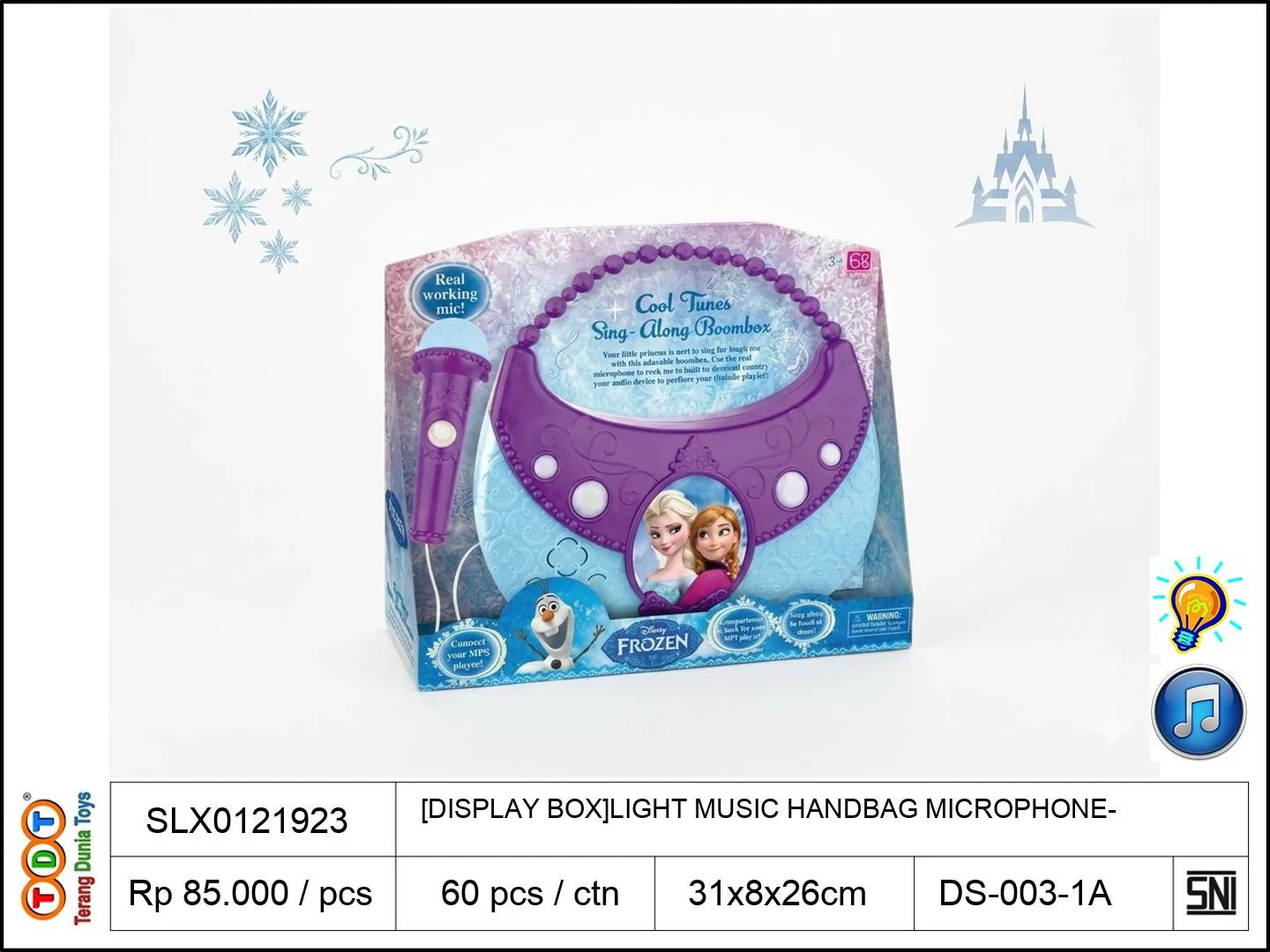 [DISPLAY BOX]LIGHT MUSIC HANDBAG MICROPHONE