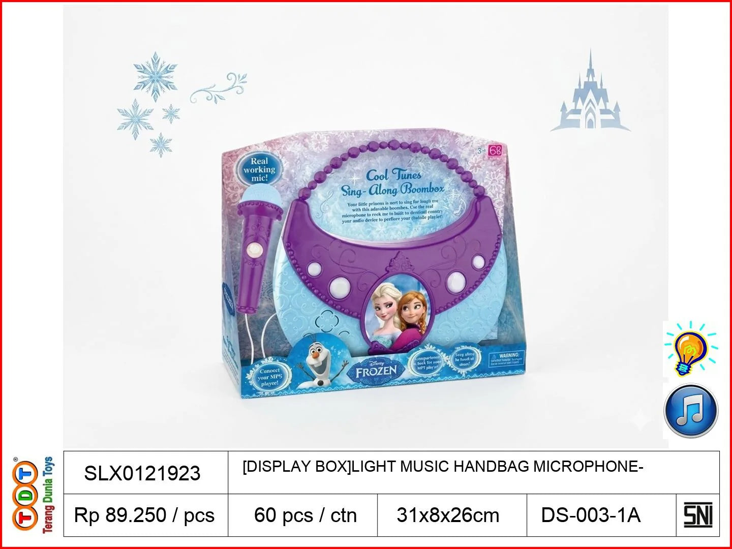 [DISPLAY BOX]LIGHT MUSIC HANDBAG MICROPHONE