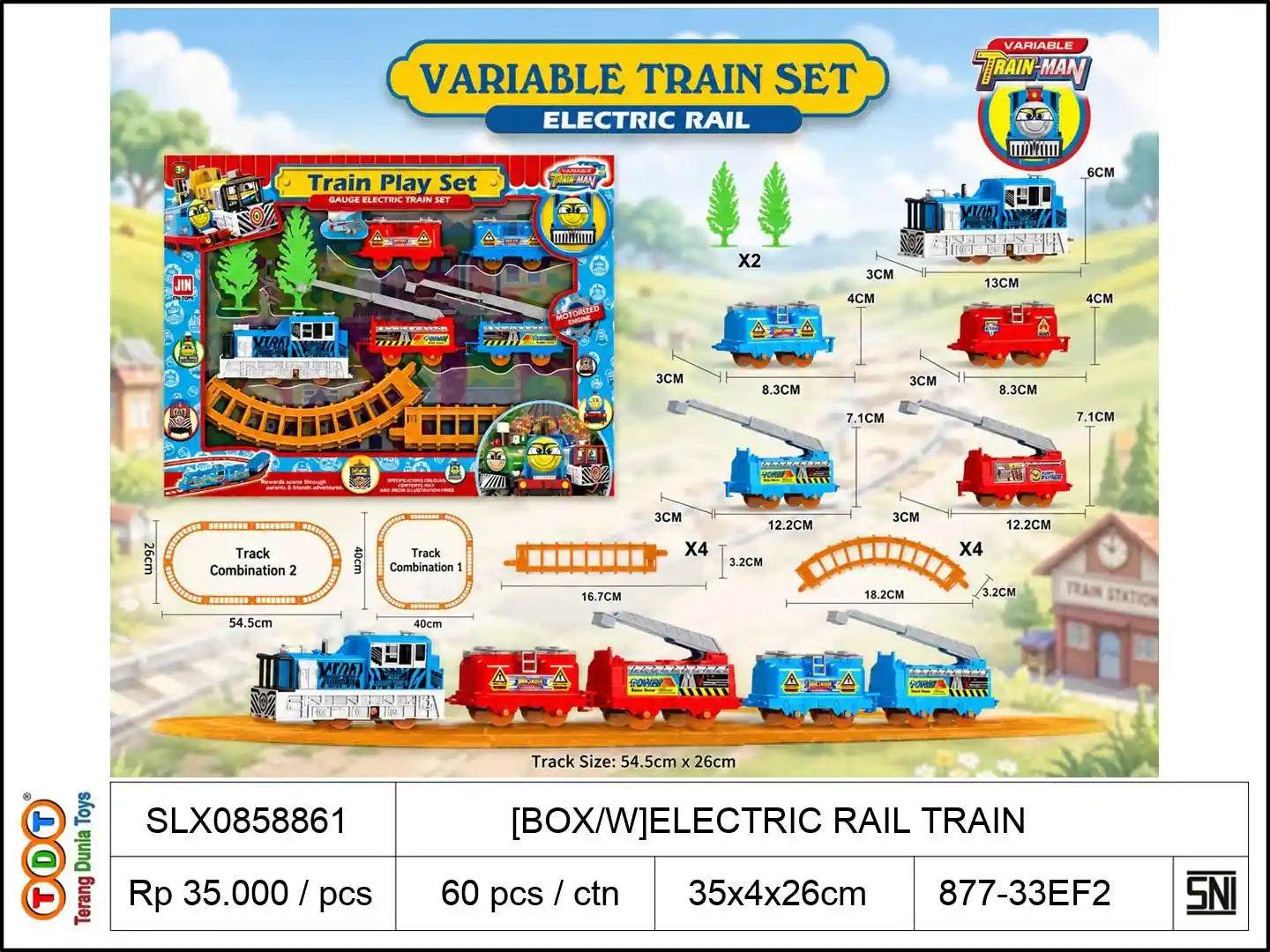 [BOX/W]ELECTRIC RAIL TRAIN