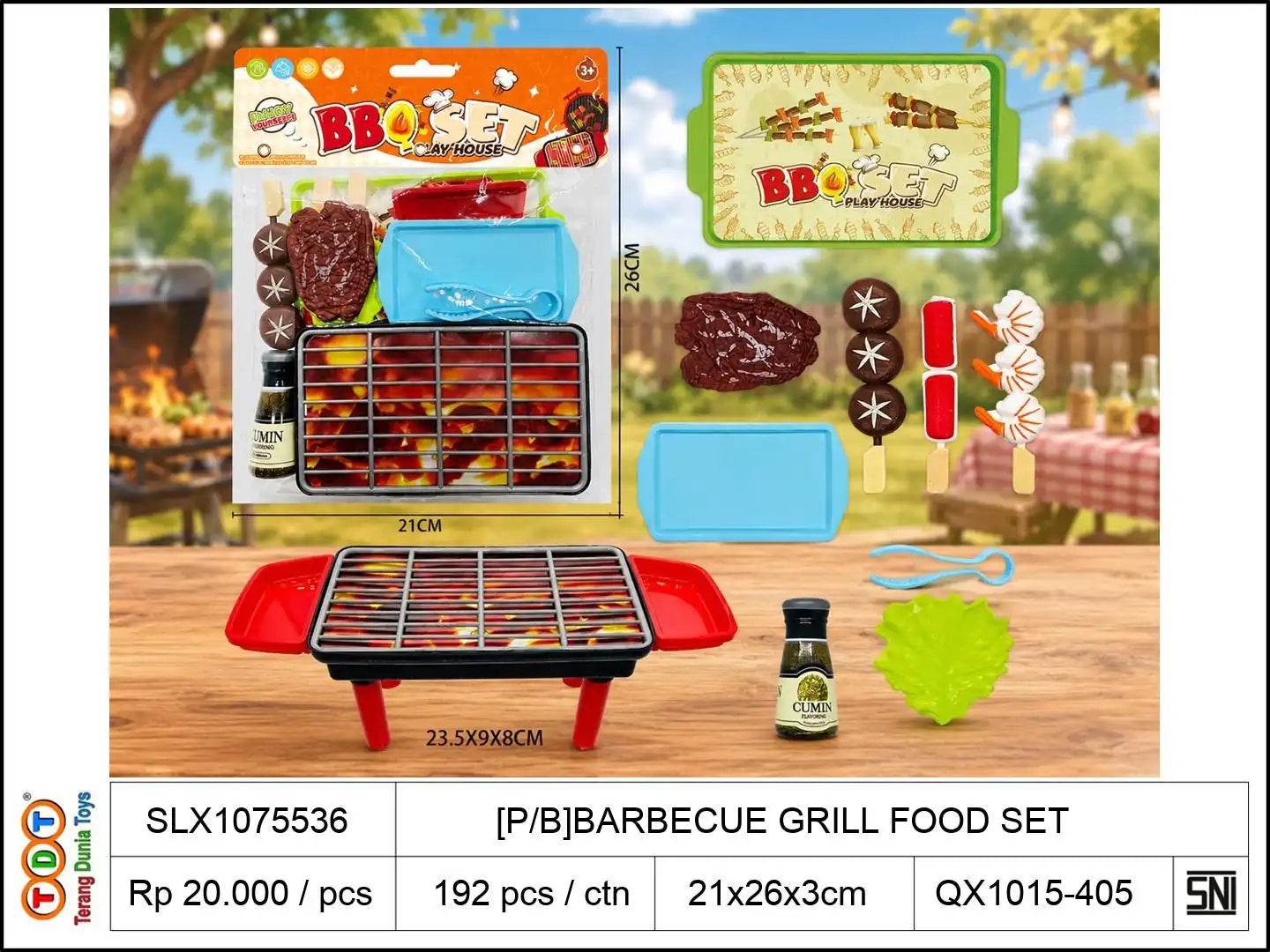 [P/B]BARBECUE GRILL FOOD SET