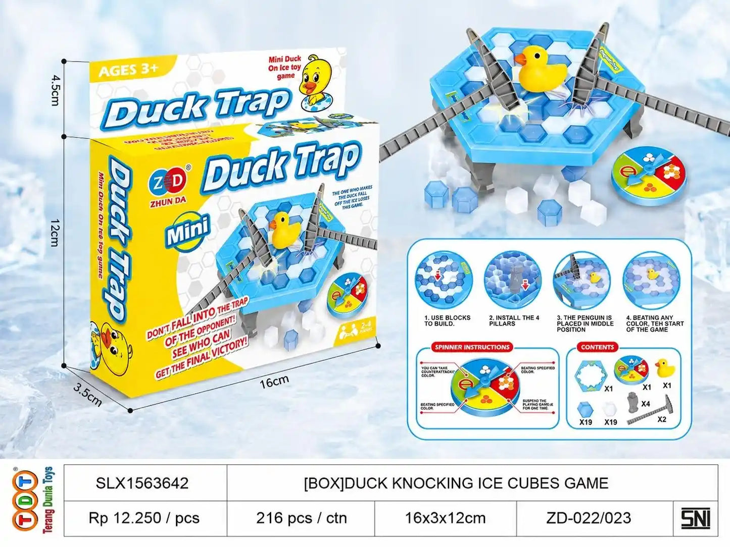 [BOX]DUCK KNOCKING ICE CUBES GAME