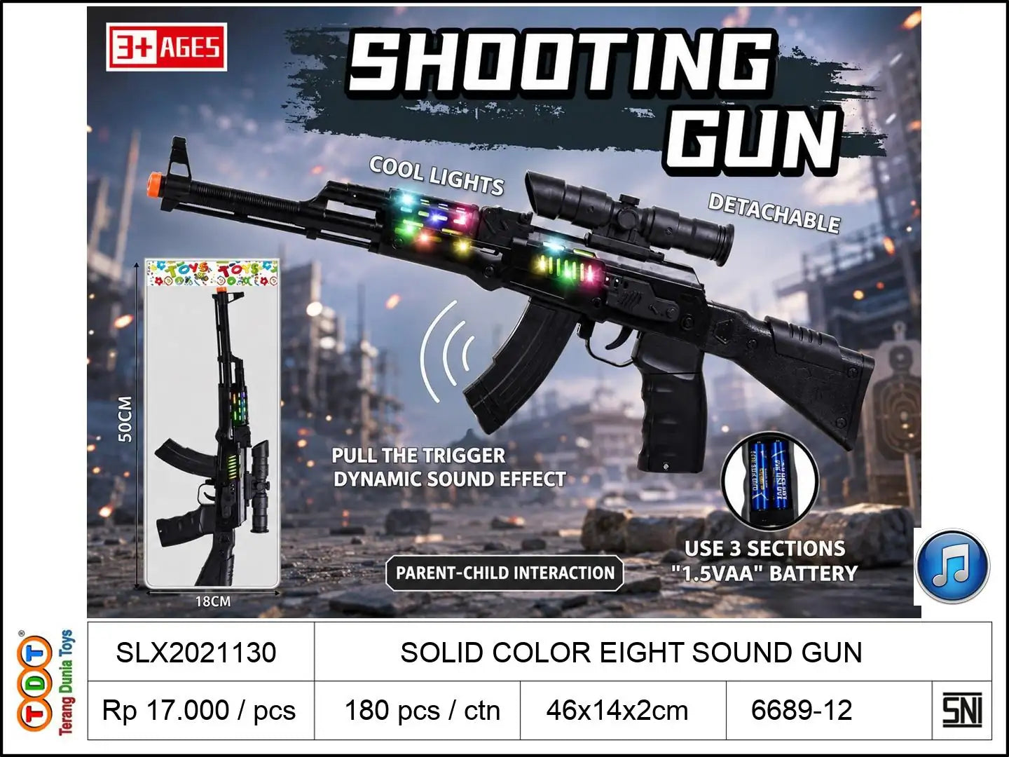 SOLID COLOR EIGHT SOUND GUN