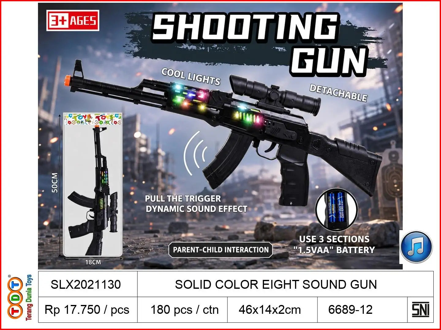 SOLID COLOR EIGHT SOUND GUN