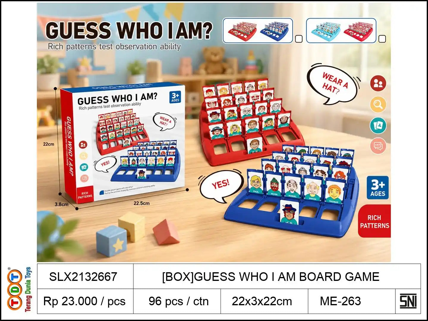 [BOX]GUESS WHO I AM BOARD GAME