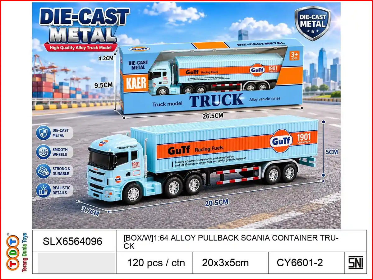 [BOX-W]1:64 ALLOY PULLBACK SCANIA CONTAINER TRUCK

TAGS : KENDARAAN MAINAN MOBIL MOBILAN DIECAST METAL BESI ALLOY KOLEKSI MINIATUR PAJANGAN HOTWHEELS HOT WHEELS SKALA PINTU BUKA PULL BACK