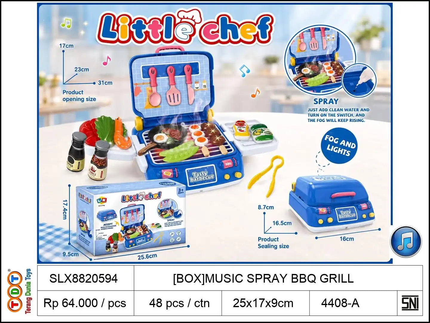 [BOX]MUSIC SPRAY BBQ GRILL