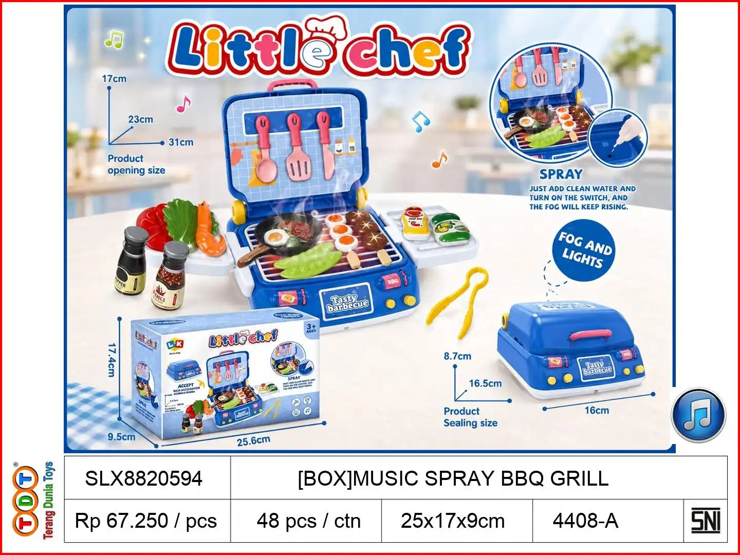 [BOX]MUSIC SPRAY BBQ GRILL